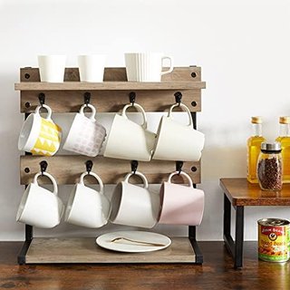 Organizador de Tazas Vintage en Forma de L