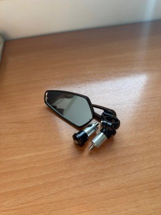 Espejo retrovisor moto y contrapesos
