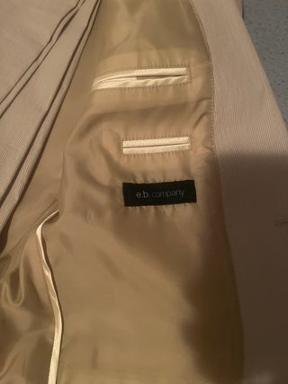 Traje CERIMONIA Beige Talla M