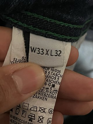 Pantalón vaquero Lacoste azul