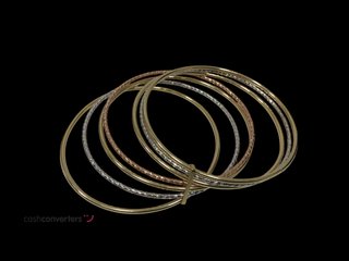 brazalete oro 18k