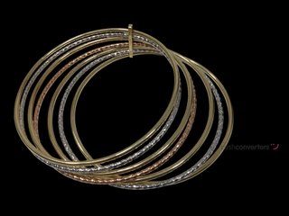 brazalete oro 18k