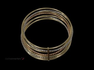 brazalete oro 18k