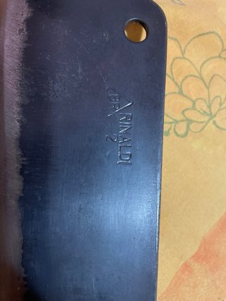 Mannaia Rinaldi vintage macellaio 28x8cm