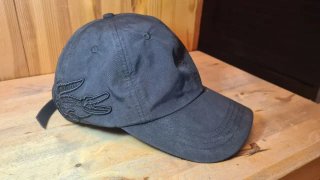 Gorra Lacoste Big Croc Negra Auténtica