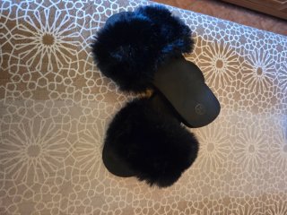 Zapatillas de casa a rayas