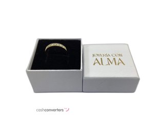 anillo oro 18k con piedra