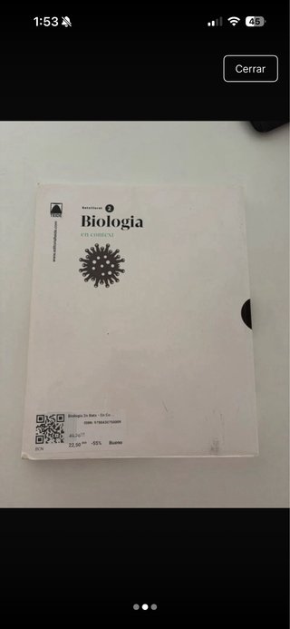 Biologia en context, Batxillerat 2