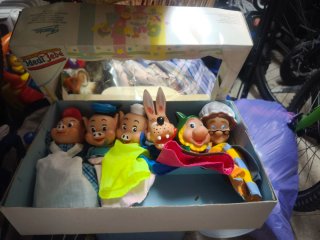 Títeres Vintage Ideal Bebé - Los Tres Cerditos