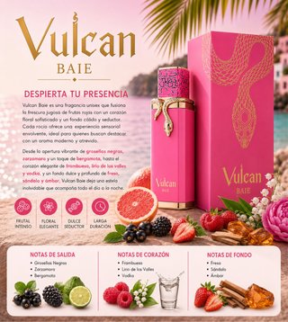 Vulcan Baie Perfume Unisex 100% Original