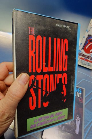 4 VHS THE ROLLING STONES