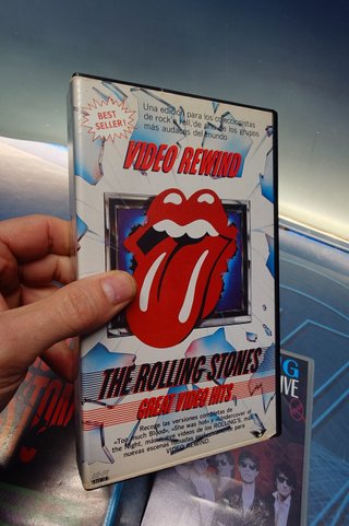 4 VHS THE ROLLING STONES
