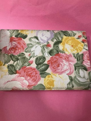 Joyero tela floral años 80