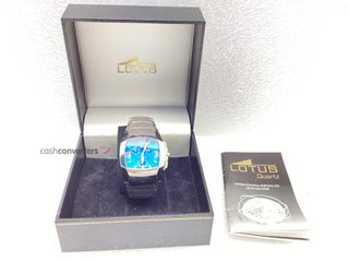 reloj pulsera caballero lotus 18313