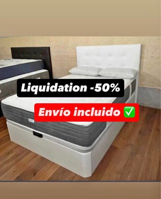 LIQUIDACIÓN -50% Canapé y Colchón