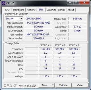 Lotto 3x Hynix DDR3 RAM (2GB+2GB+1GB)