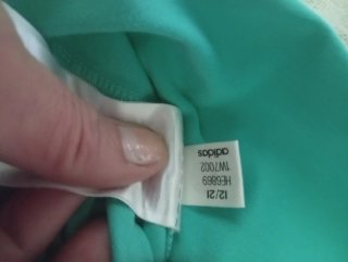 Camiseta Adidas Originals Verde Trébol Talla S