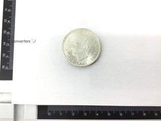 moneda plata 925mm
