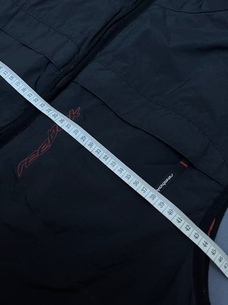 Chaleco Reebok Acolchado Negro/Naranja Vintage