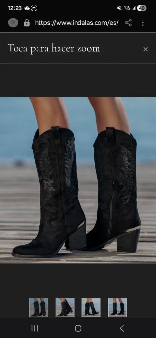 Botas Corina Negras Talla 39