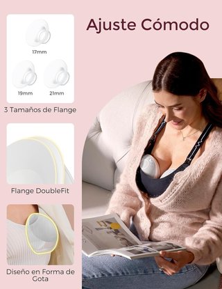 Momcozy M9 Doble Sacaleches Gris