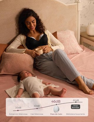 Momcozy M9 Doble Sacaleches Gris