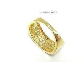 anillo oro 18k con piedra con circonita t. 11 (16,24 mm)