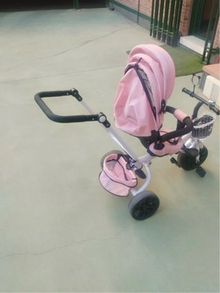Triciclo Evolutivo Reclinable Rosa