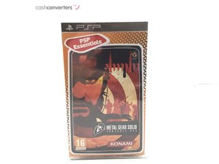 metal gear solid portable ops essentials psp
