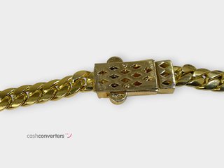 cadena oro 18k con circonita 22.5cm