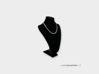 cadena oro 18k con circonita 22.5cm