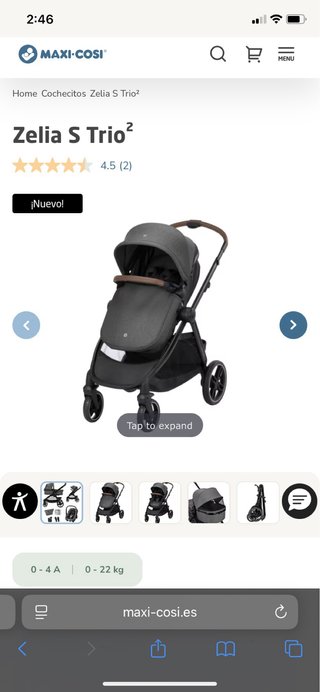 Carrito Bebé Maxi-Cosi Zelia S Trio