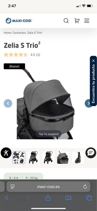 Carrito Bebé Maxi-Cosi Zelia S Trio