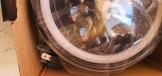 Foco LED moto redondo