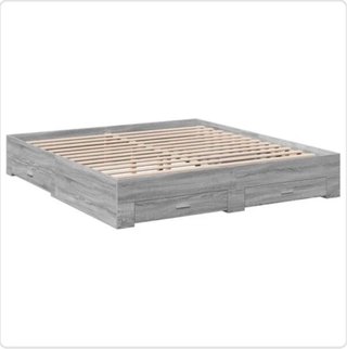 Cama 200x200 con 4 cajones