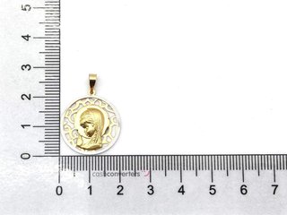 medalla oro 18k