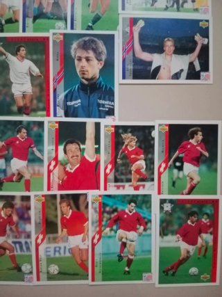 Colección Mundial 94 Upper Deck(Noruega y Suiza)
