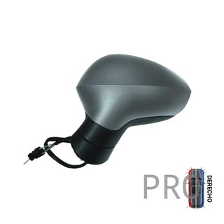 Espejo Completo Mecánico Convexo Imprimado - Derecho - Seat Ibiza (2009-2017)