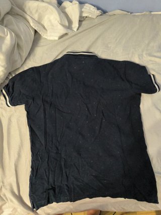 Camiseta Polo Azul