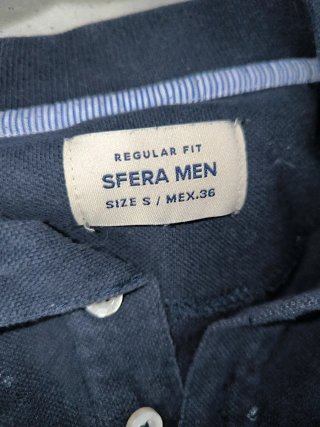 Camiseta Polo Azul