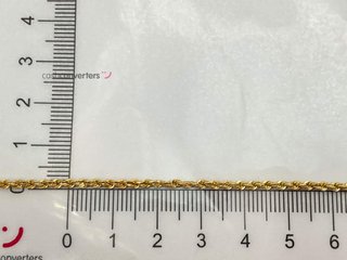 cadena oro 18k 25cm