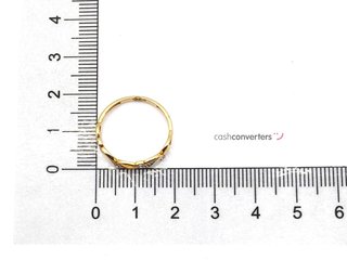 anillo oro 18k con circonita