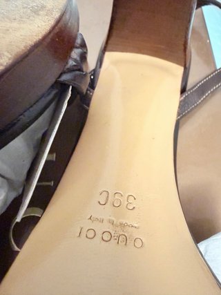 Sandali Gucci Marroni Taglia 39