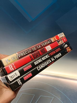 4 películas en DvD, sobre periodismo y política