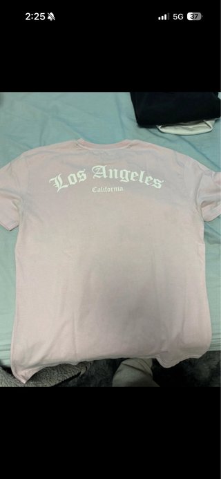 Camiseta rosa Los Angeles California