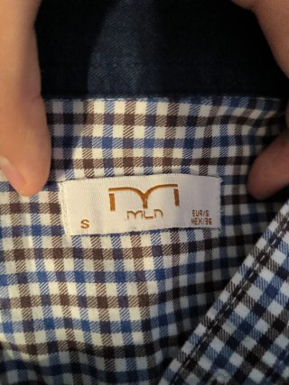 Camisa de vestir a cuadros M