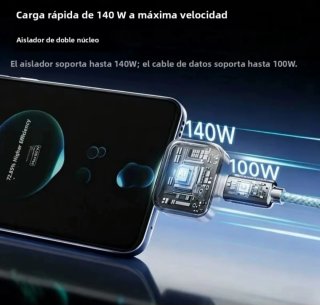 Separador seguridad carga usb tipo C, desconexion