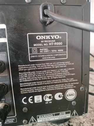 Amplificador Onkyo THX Negro