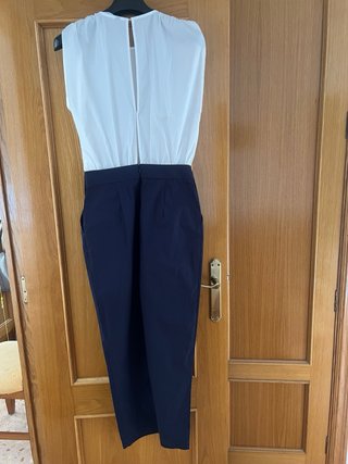Mono Zara T. S azul y blanco