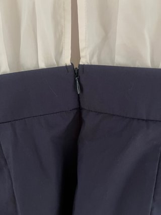 Mono Zara T. S azul y blanco